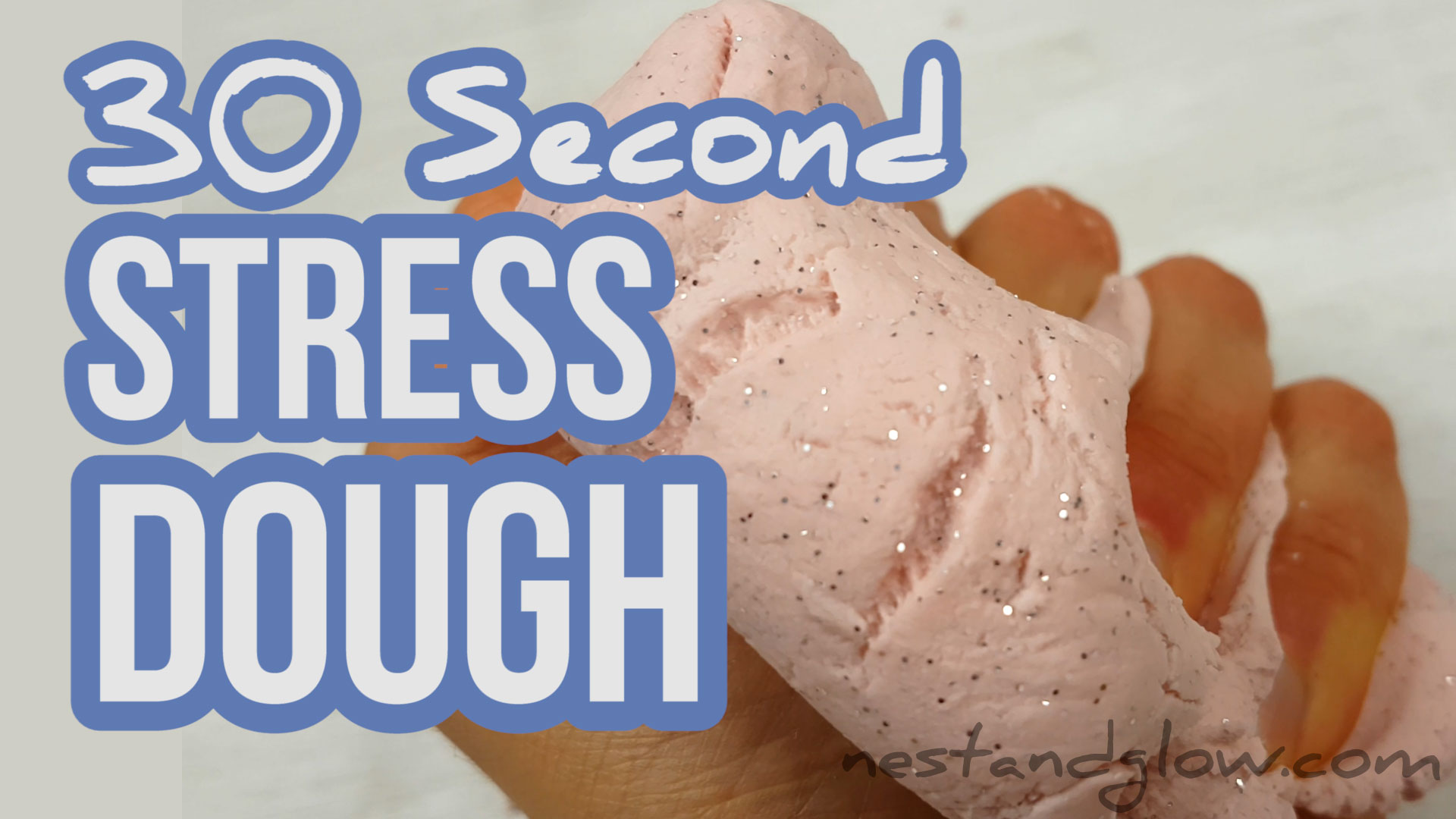 30Second Aromatherapy Stress Dough Simple, Quick and No Cook