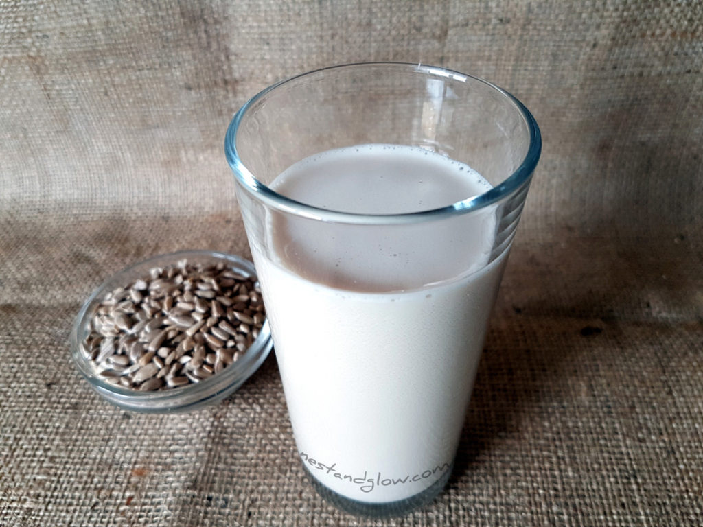 Sunflower Seed Vanilla Milk Recipe