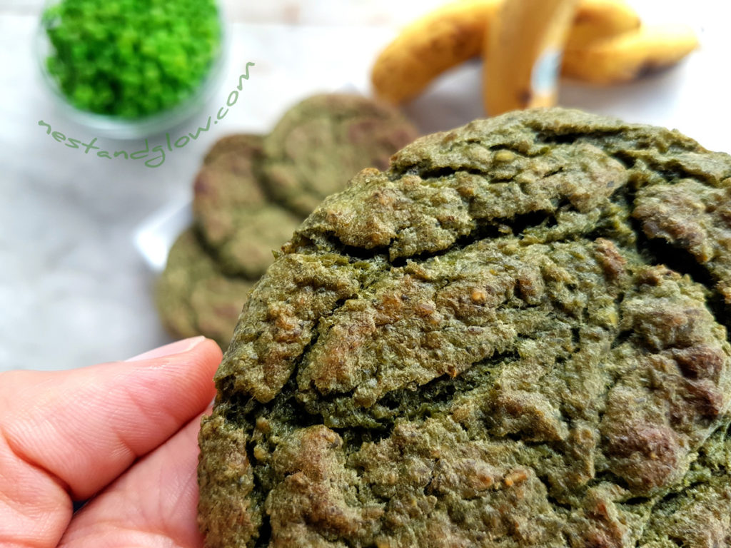 Green Pea Sweet healthy Cookies