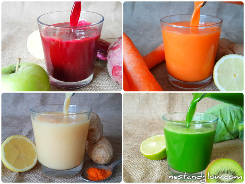 Immunity Shots Without Juicer - Ginger Shot, Green Shot and More
