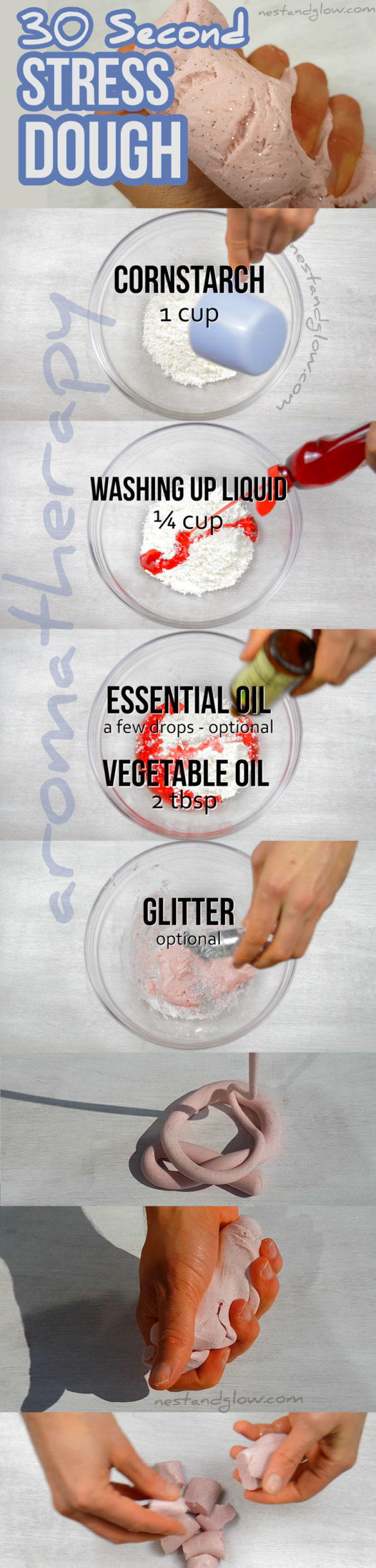 30Second Aromatherapy Stress Dough Nest and Glow