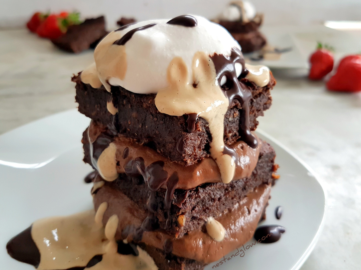 Ultimate Healthy Chocolate Brownie Recipe Vegan, Paleo and NutFree