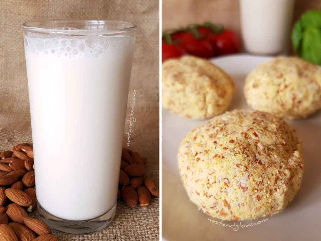 Almond Milk and Almond Pulp Cheese Recipe