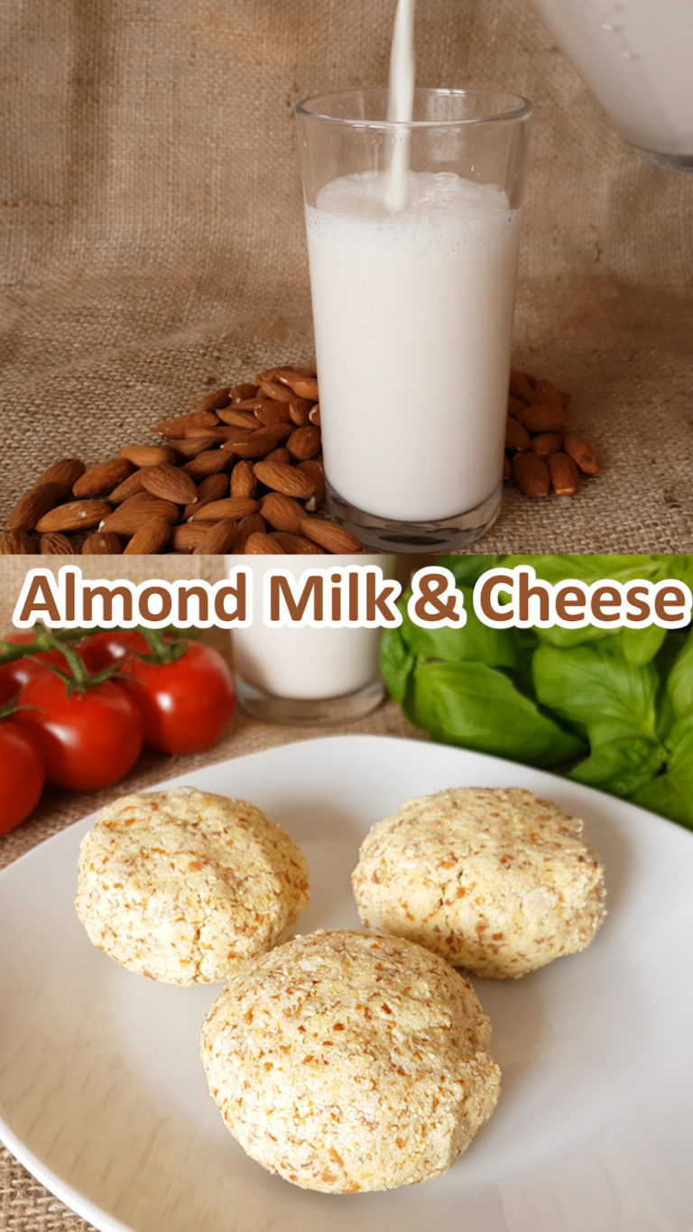 Almond Milk and Almond Pulp Cheese Nest and Glow