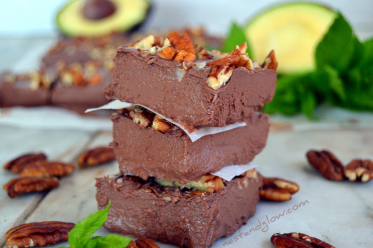 avocado chocolate mint fudge recipe