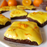Raw Chocolate Orange Frosted Brownies