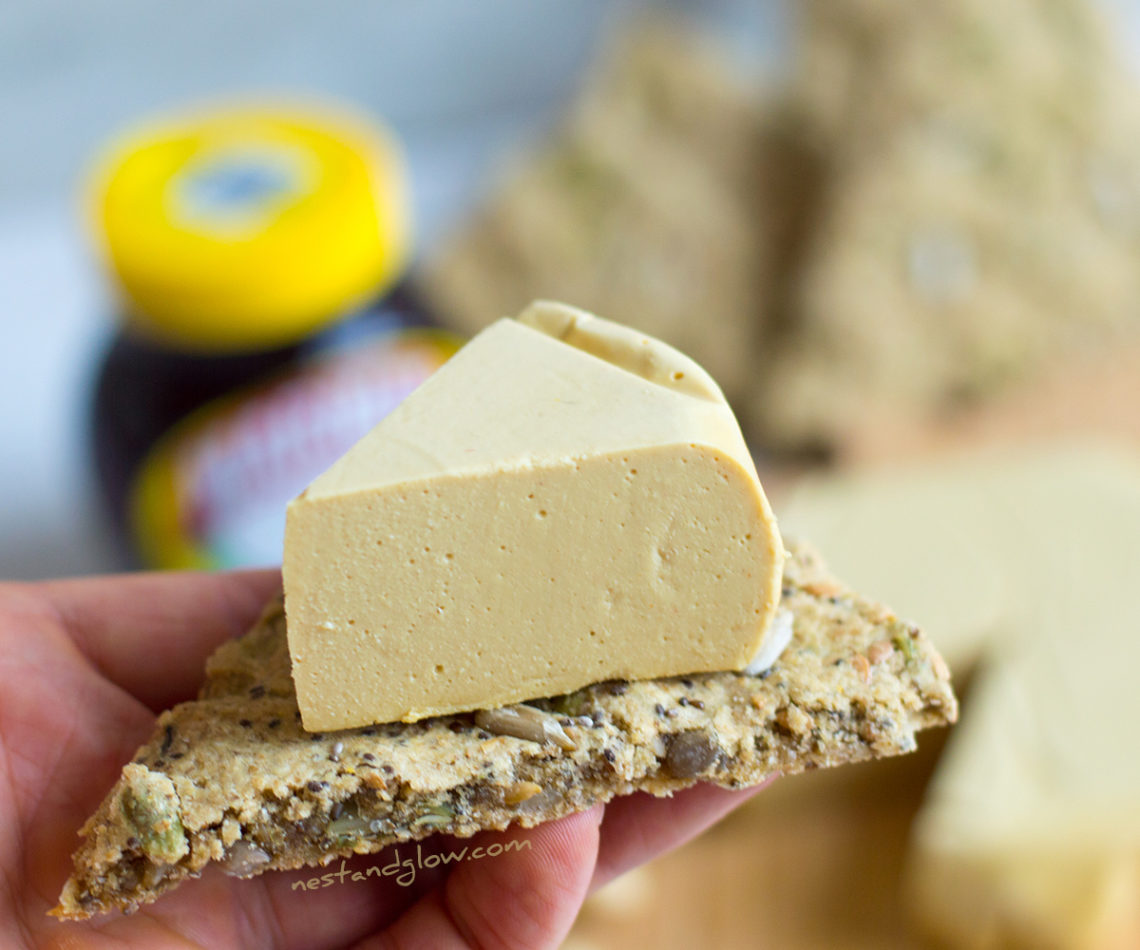 Marmite Cashew Vegan Cheese Recipe Easy and Hearthealthy
