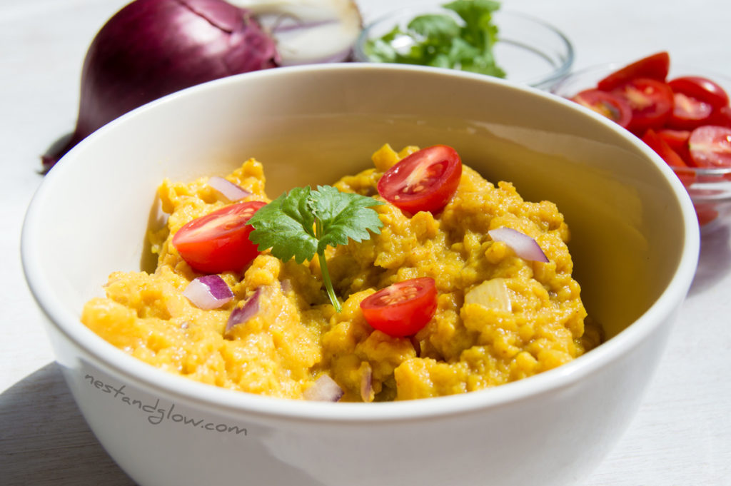 Bowl of Chickpea Scramble