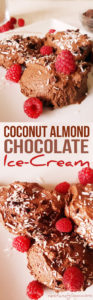 Coconut Almond Chocolate Ice-Cream Recipe - Vegan & Paleo