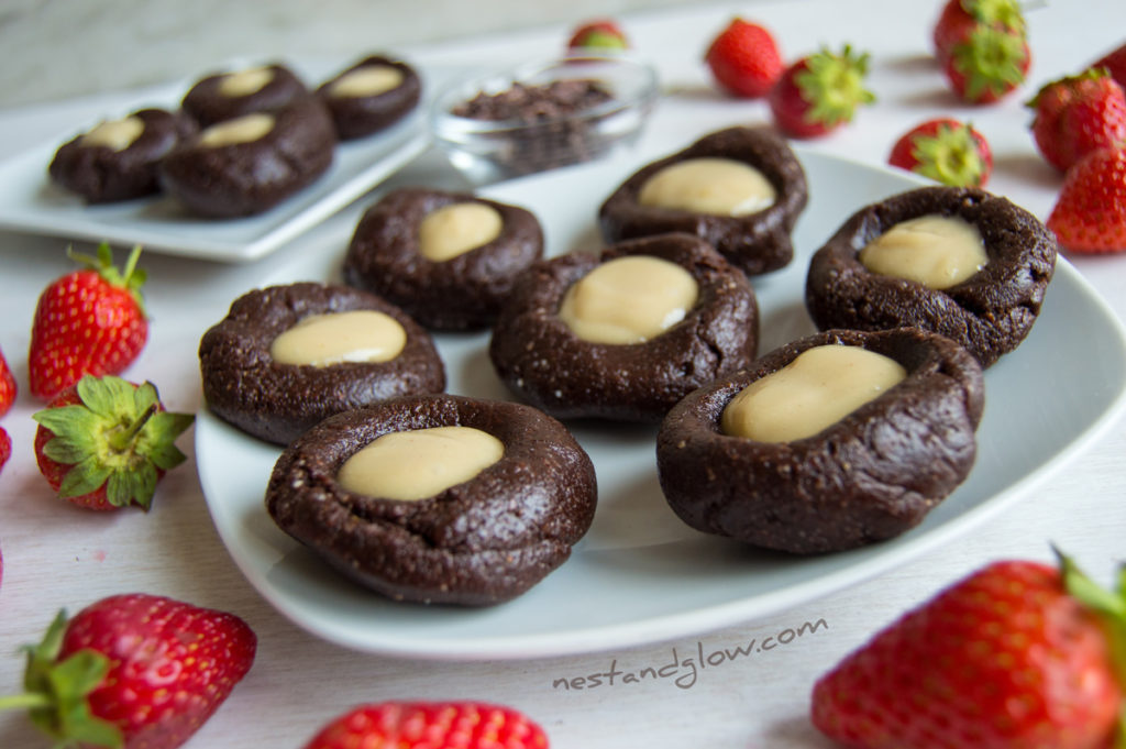 Raw Chocolate Cashew Thumbprints Recipe