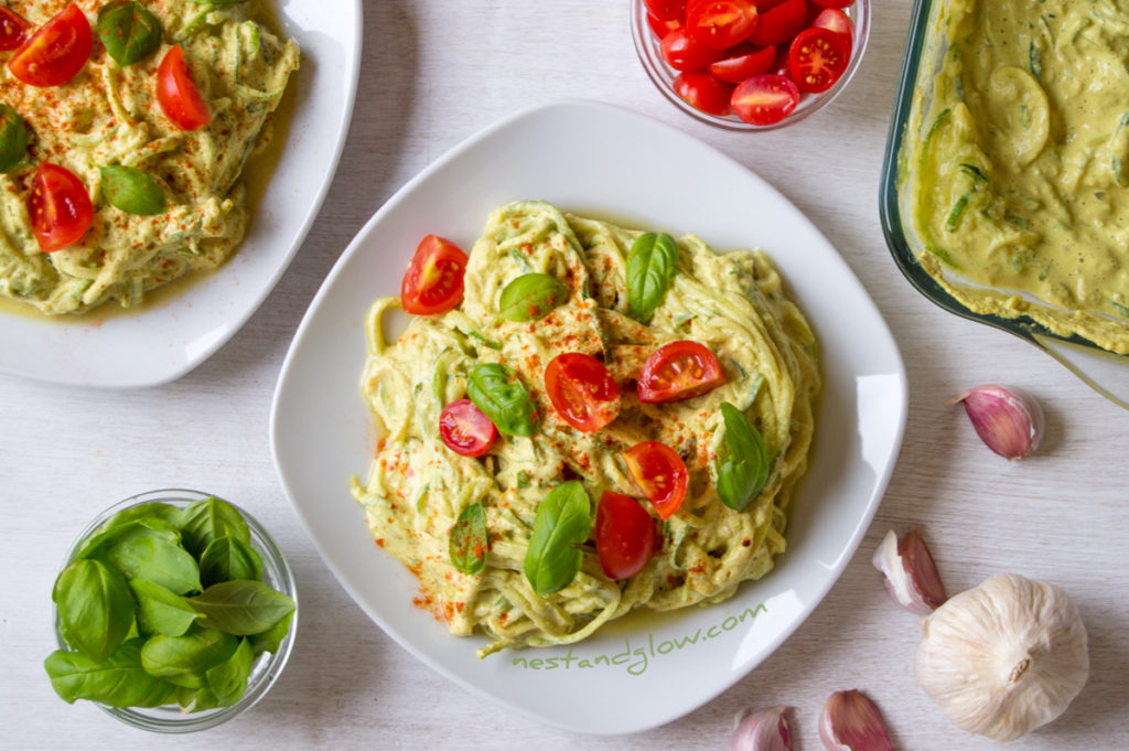 Sunflower Cheese with veggie noddles