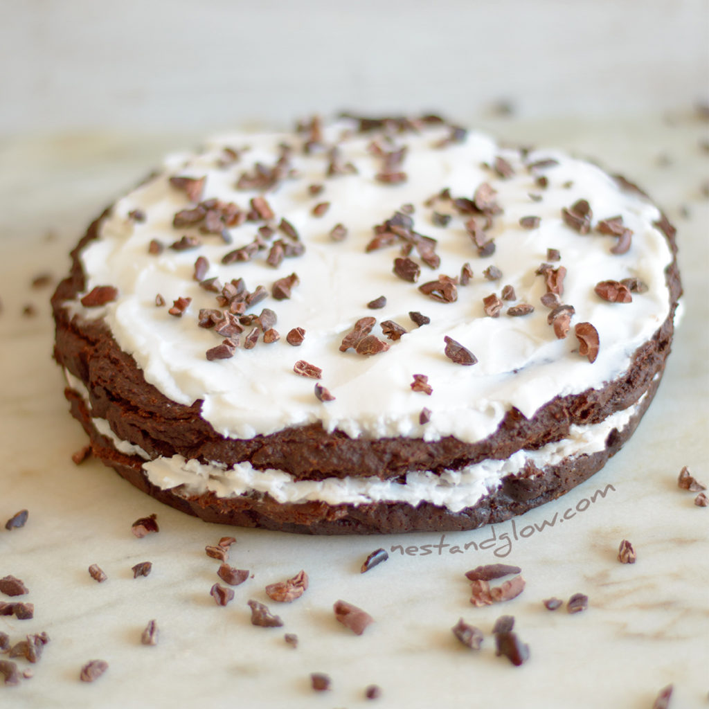 Kidney Bean and Coconut Chocolate Cake