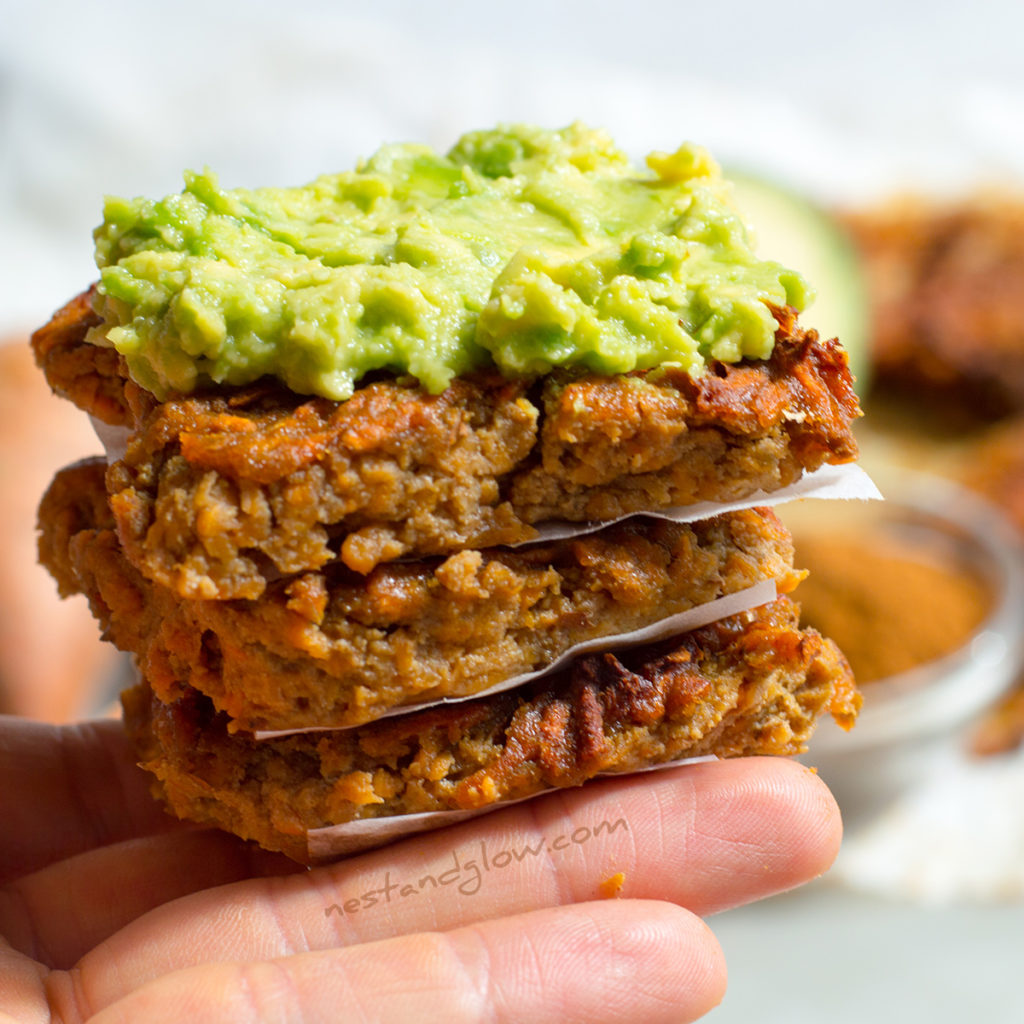 Sweet Potato Quinoa Bread with avocado