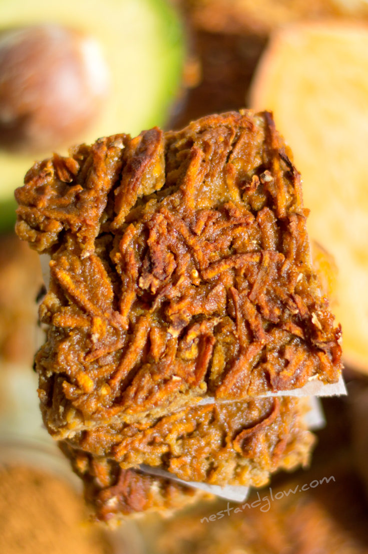 a stack of Sweet Potato Quinoa Cinnamon