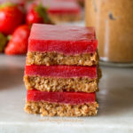 Almond Butter and Strawberry Jelly Slices