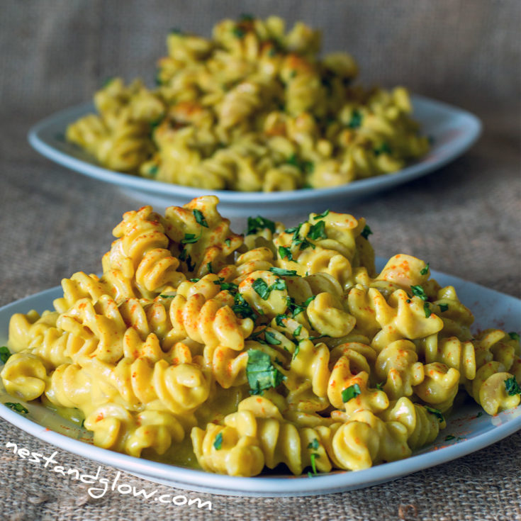 Cheesy Protein Pasta Dairy-free