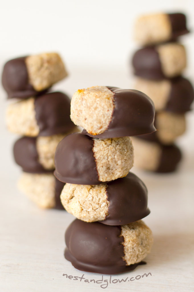 Stacked Healthy Macaroons