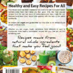 healthy easy recipe book look inside backcover