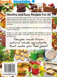 healthy easy recipe book look inside backcover