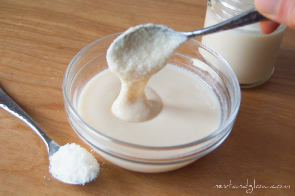 homemade coconut butter liquid