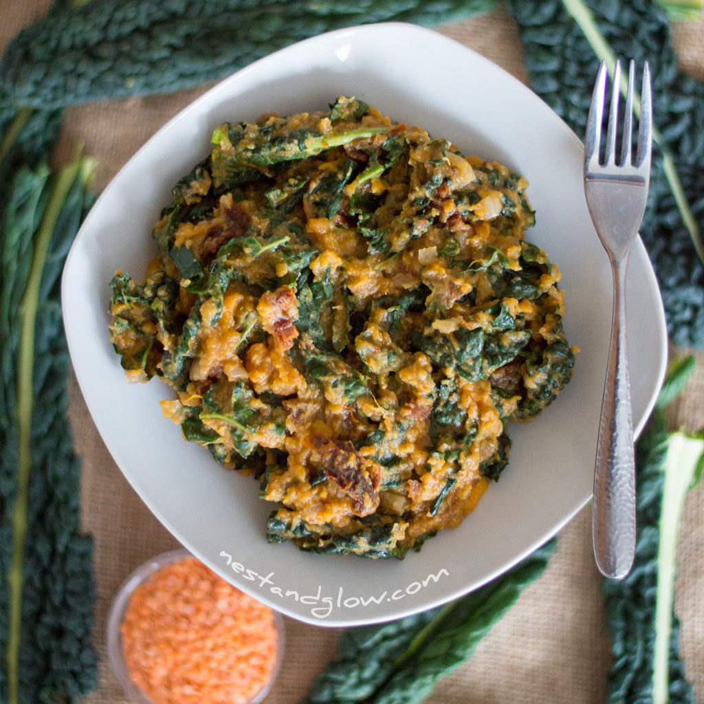 sweet potato and kale dahl vegan and cheap