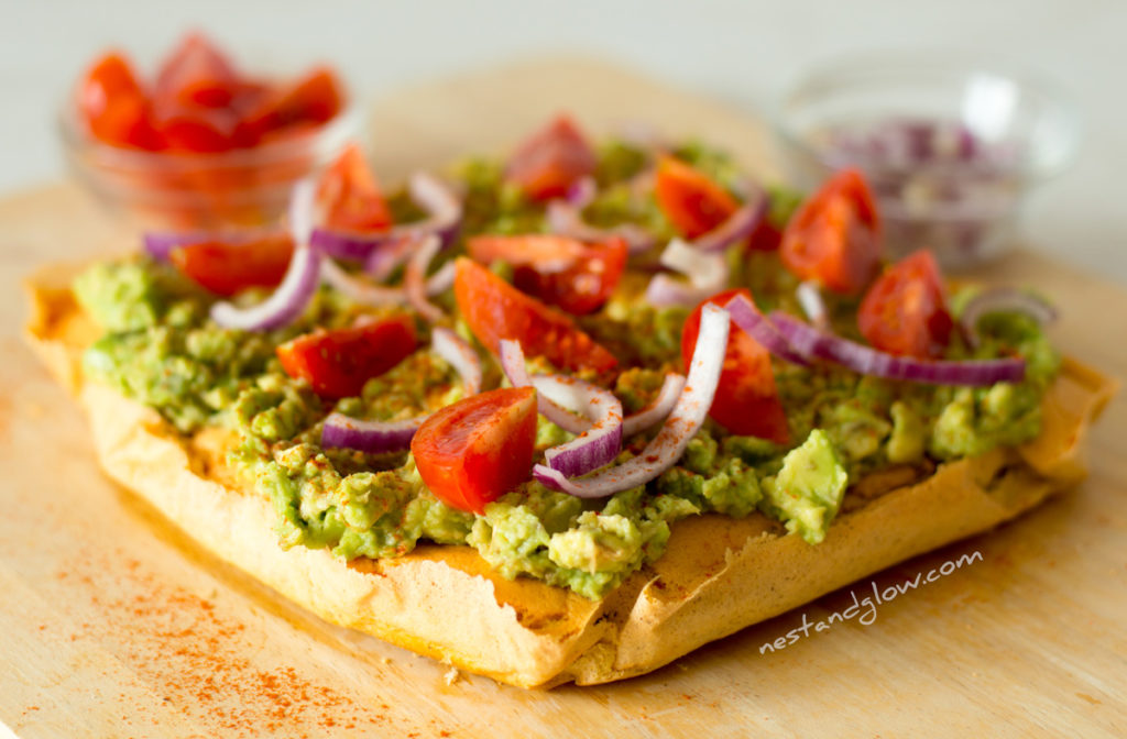 Avocado on Lentil Protein Toast 