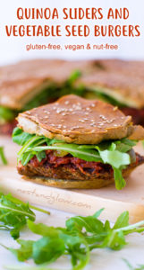 Quinoa Veggie Burger Sliders Recipe - Vegan, Gluten-free and Nut-free