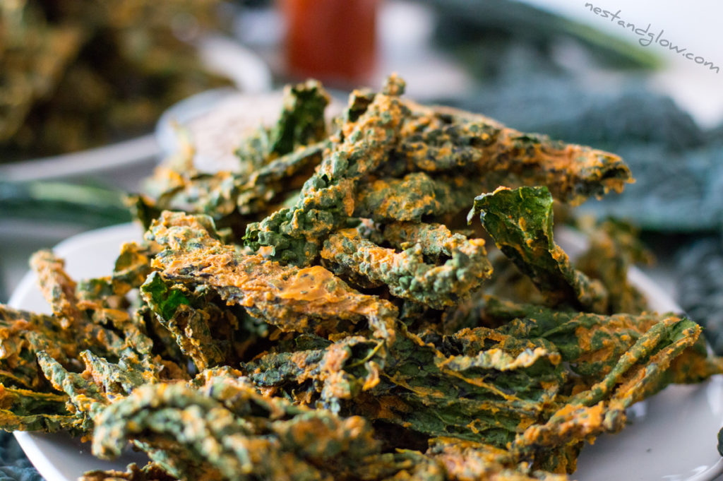 Smoked paprika kale crisps recipe