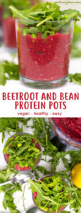 Beetroot and Bean Protein Pots Recipe - Vegan, Healthy and Easy