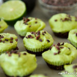 Chocolate Avocado Lime Cheesecakes