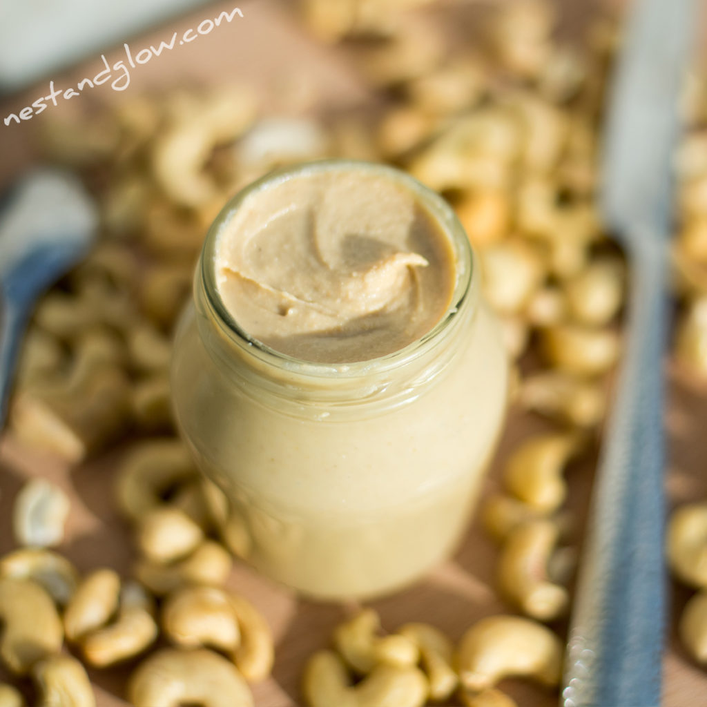 How to Make Raw Cashew Nut Butter Nest and Glow