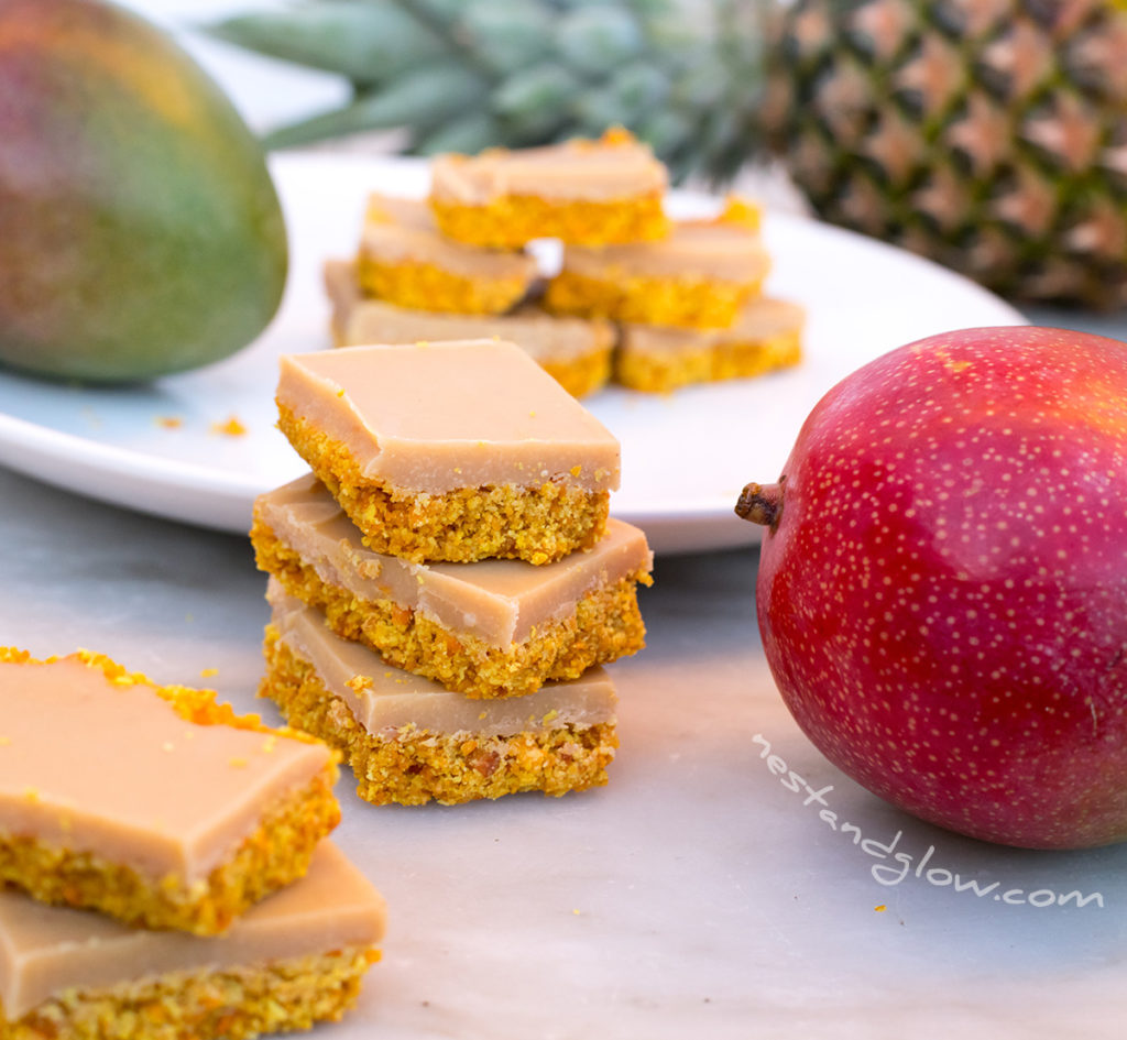 Easy healthy tropical smoothie fudge