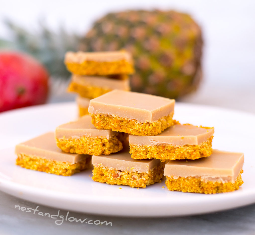 Tropical Smoothie Healthy Fudge Vegan