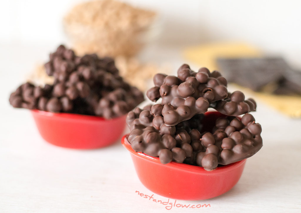 Two ingredient chickpea chocolate