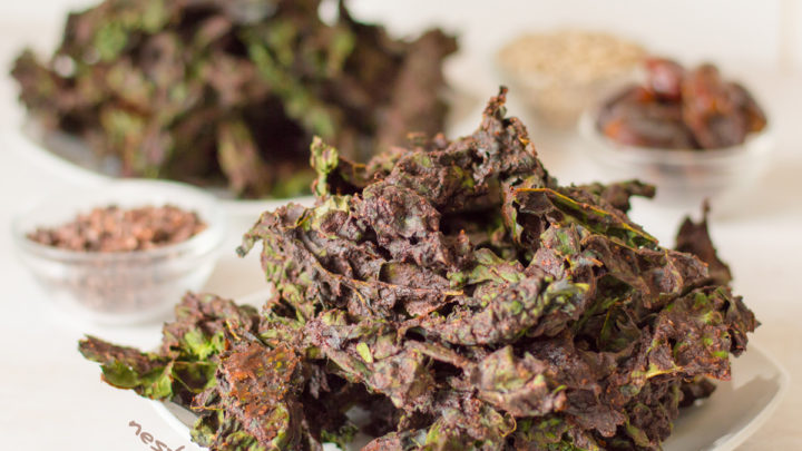 kale chips recipe cocoa powder Chocolate Kale Chips - vegan and nut free kale chips recipe cocoa powder Chocolate Kale Chips - vegan and nut free