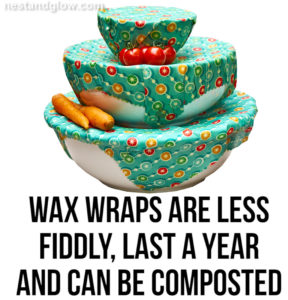 natural wax wraps replace plastic wrap