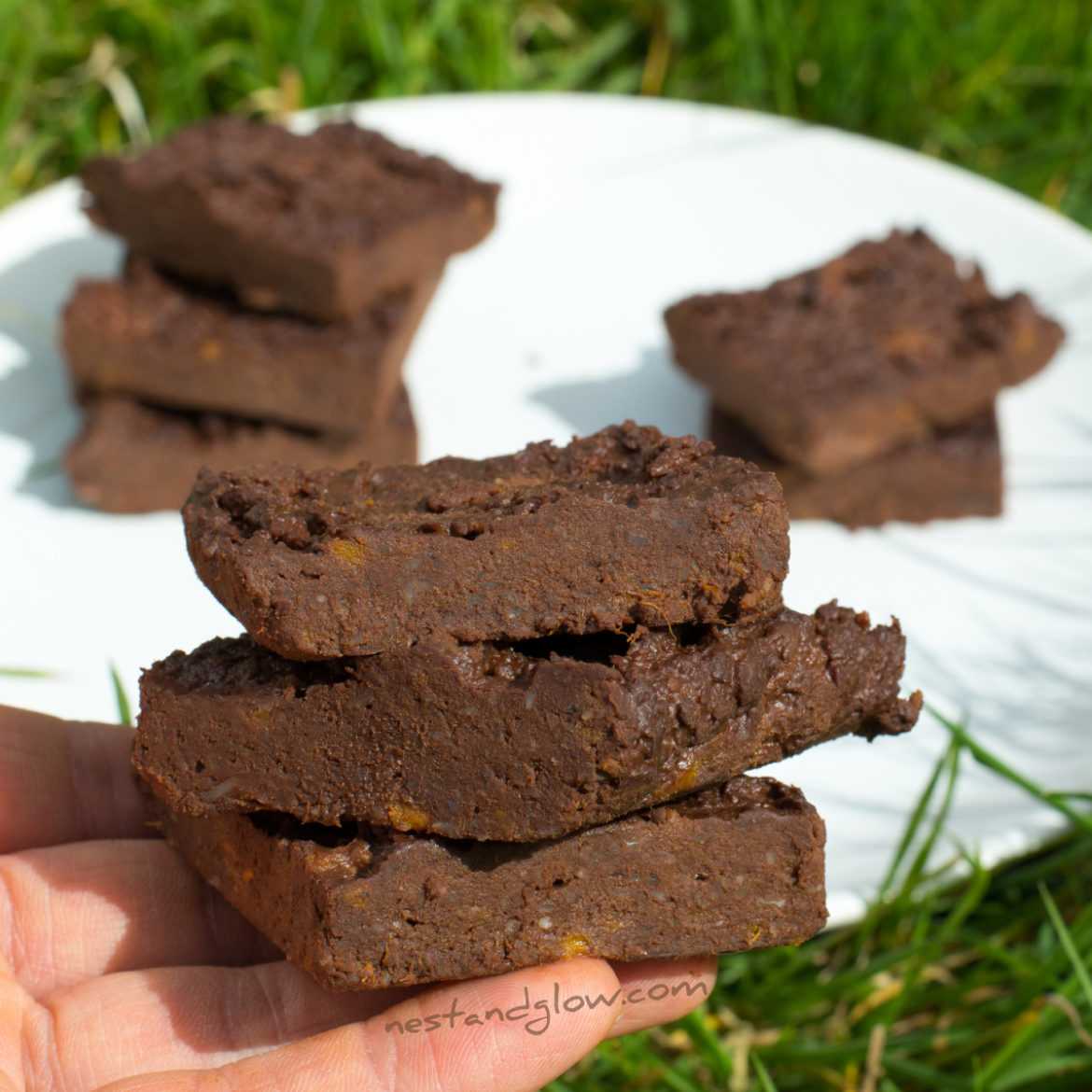 3Ingredient Healthy Chocolate Brownies Nest and Glow