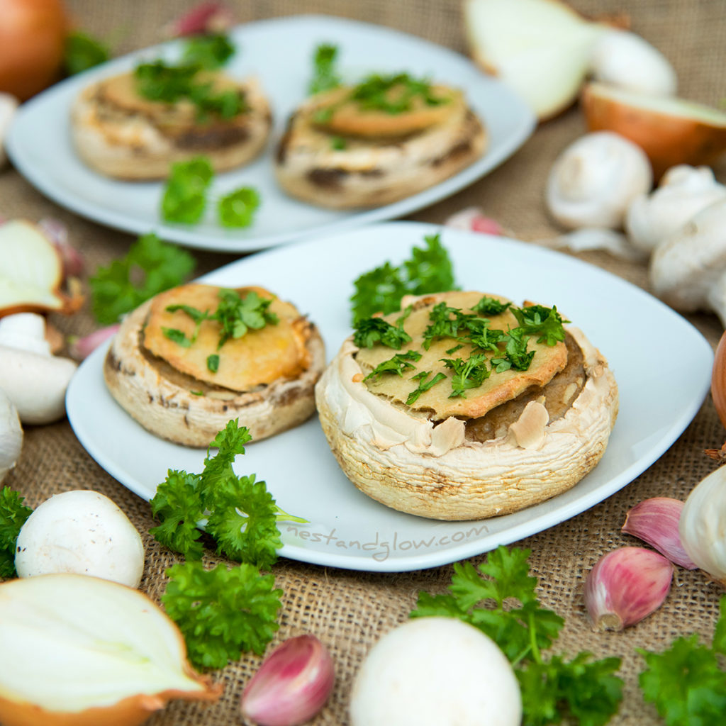 Quinoa Garlic Mushrooms Recipe high protein