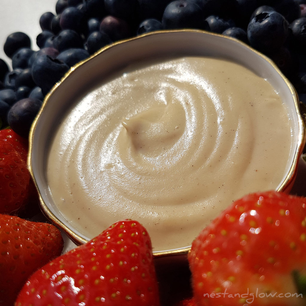 Silky creamy cashew dip