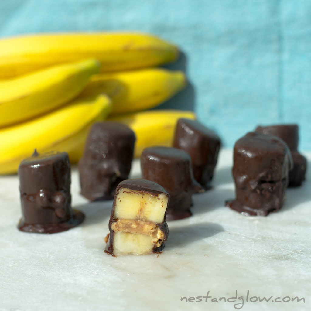 easy healthy banana chocolate treat