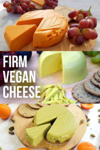 Vegan Cheese Recipes - all firm vegan cheeses that can be grated or sliced. Perfect on a pizza and includes vegan cheddar #dairyfree #plantbased #vegancheese #veganrecipe