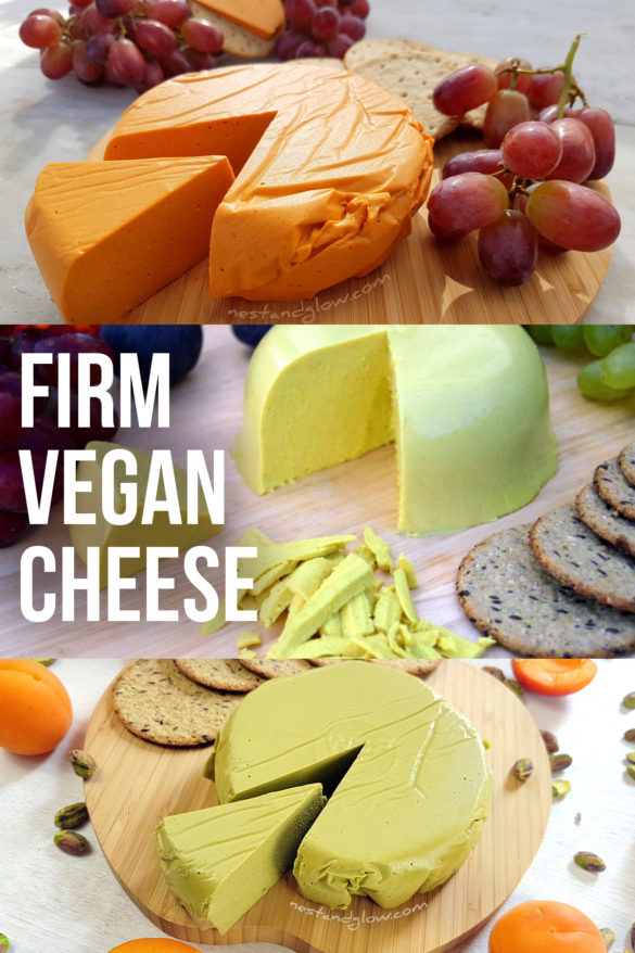 Vegan Hard Cheese Recipes - Sliced or Grated For Pizza and Vegan Cheddar