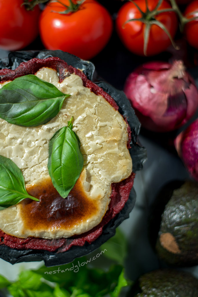 quinoa black charcoal pizza vegan