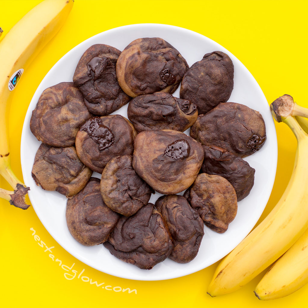 quinoa chocolate chip banana cookies