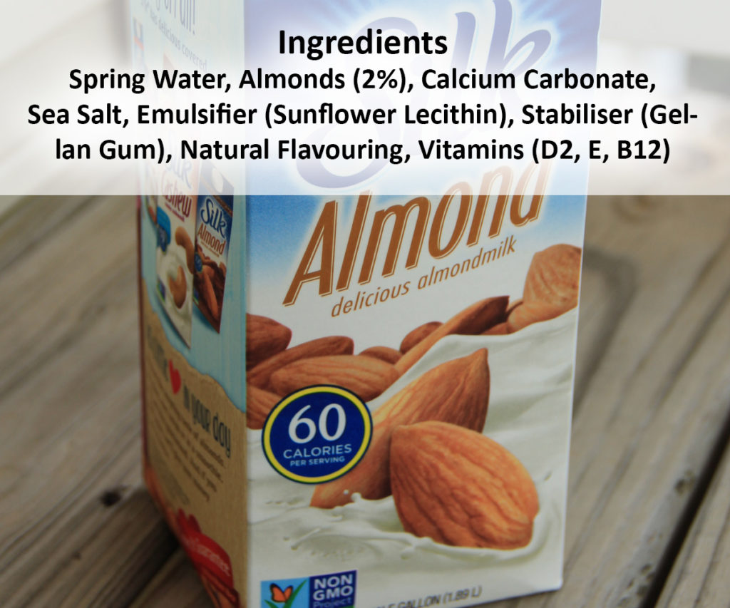 almond milk ingredients