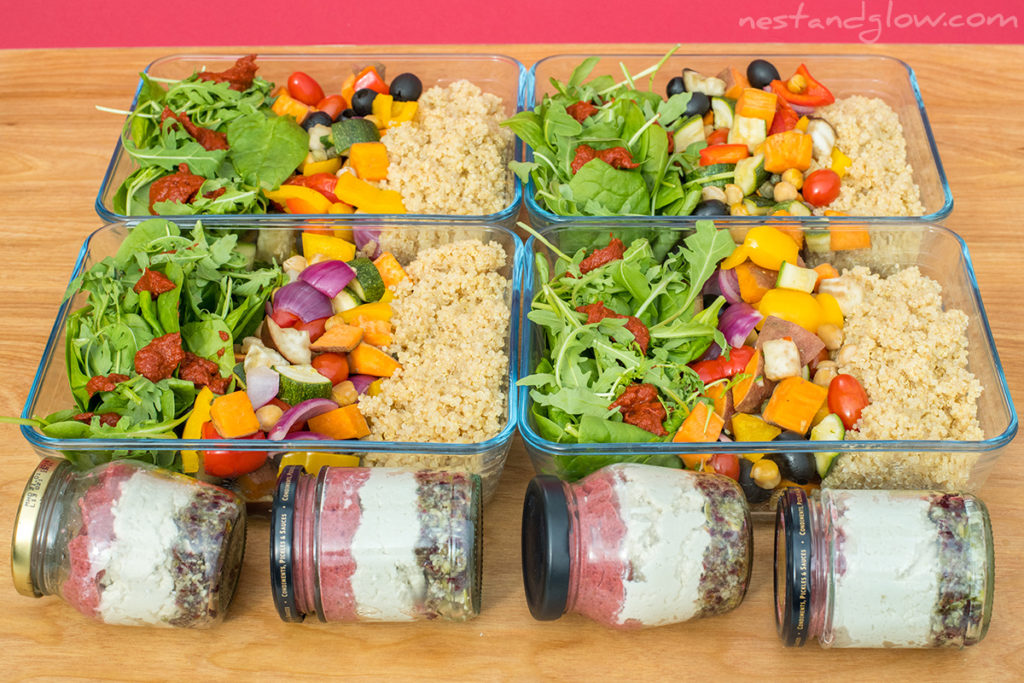 Easy High Protein Vegan Meal Prep Recipes Nest And Glow easy-high-protein-vegan-meal-prep-recipes-nest-and-glow
