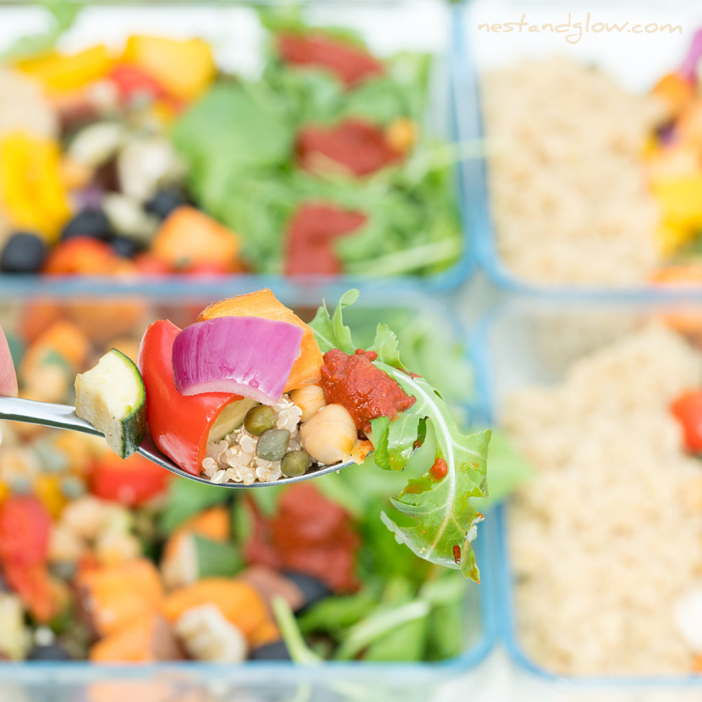 spoonful healthy quinoa salad