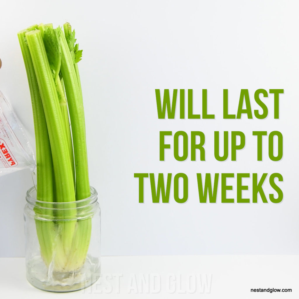 keep celery fresh for two weeks