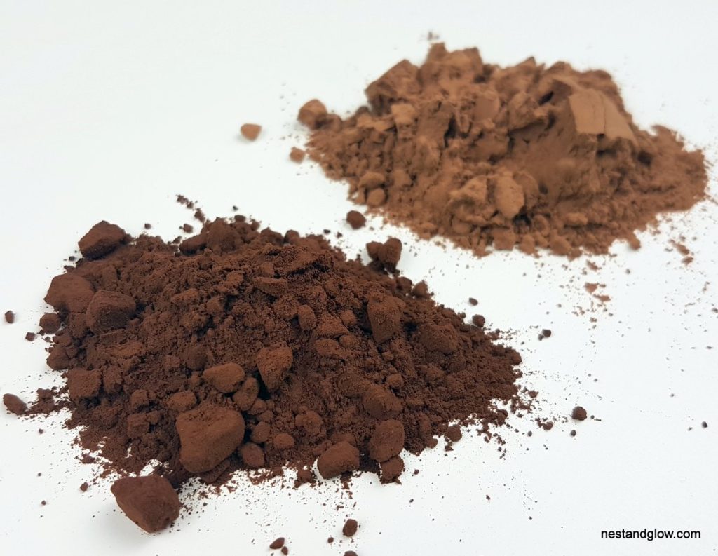 cocoa powder darker than cacao