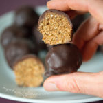 3-Ingredient Chocolate Cookie Dough Bites